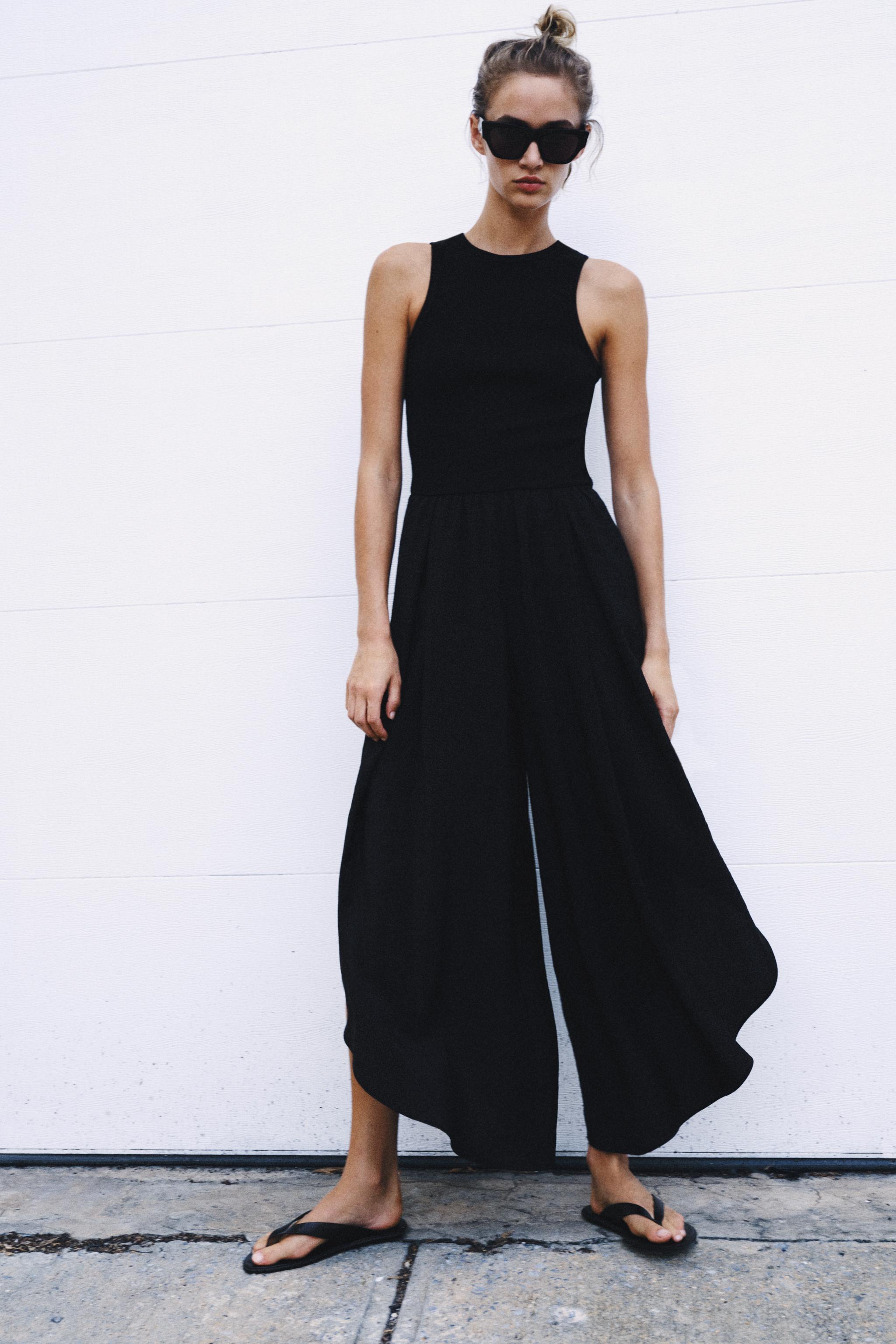 COMBINED WIDE-LEG JUMPSUIT